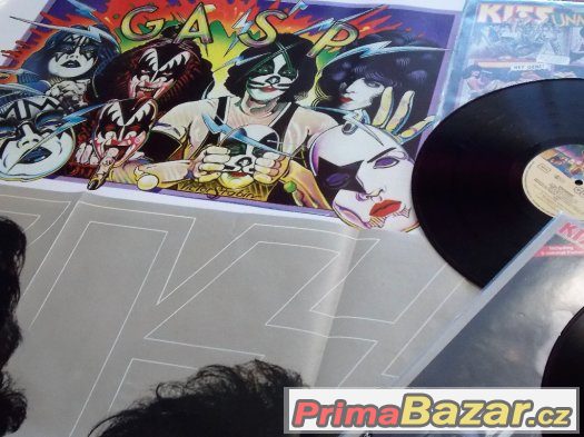 KISS+URIAH HEEP+QUEEN+STATUS QUO LP s PLAKATY