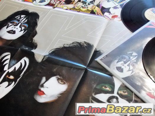 KISS+URIAH HEEP+QUEEN+STATUS QUO LP s PLAKATY