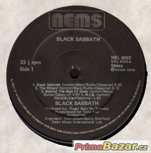 Black Sabbath ‎– Black Sabbath 1977