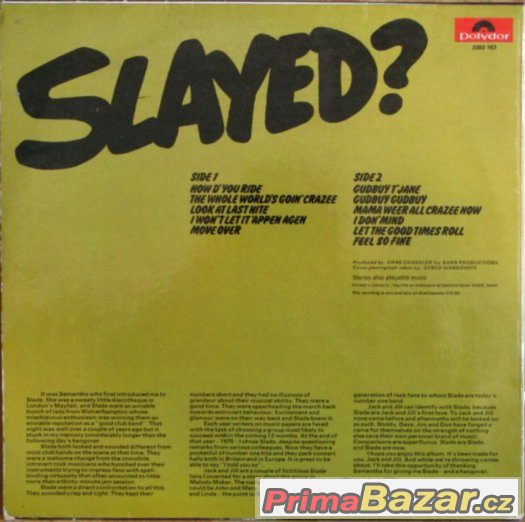 Slade - Slayed?  1972