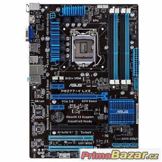 Asus P8Z77-V LX2 4xDDR3 32GB 2200MHz,PCIe 3.0/2.0 x16,USB3.0