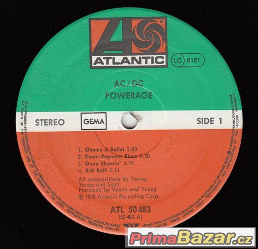 AC/DC - Powerage 1978 + DALSI LP AC/DC NA PRODEJ