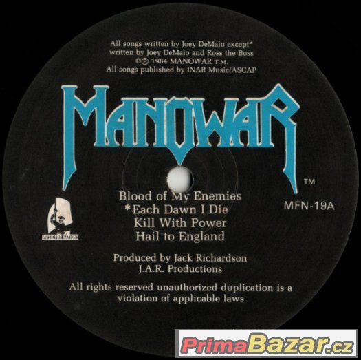 Manowar - Hail to England 1984