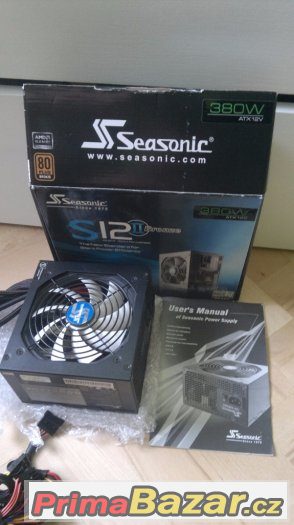 Seasonic S12II-380 380W 80 PLUS BRONZE + tichý ventilátor