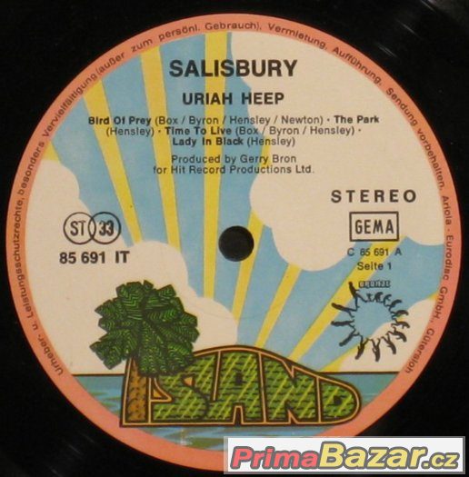 Uriah Heep ‎– Salisbury 1971 – fotografie 4