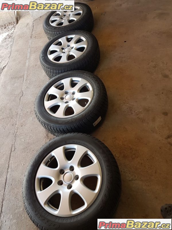 sada alu kola Audi 4L0 s pneu 5x130 7.5jx18 et53