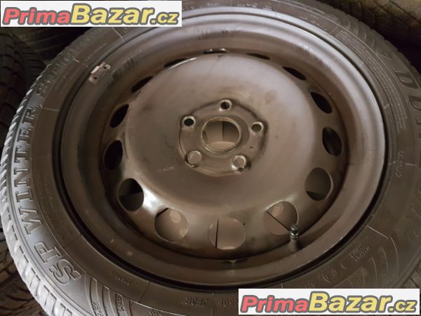 plechove disky bez koroze s pneu Dunlop 4D 8V0601027A 5x112 6.5jx16 et43