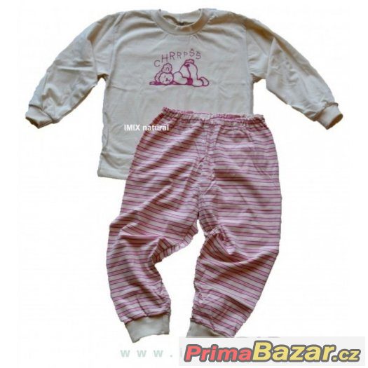 Dívčí pyžamko z BIO bavlny, nové (více velikostí)