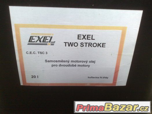 Olej Exell Two Stroke do motorových pil i jiných dvoutaktů