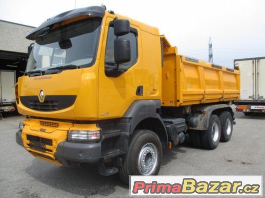 Renault Kerax 460 6X4, třístranný sklápěč - Meiller