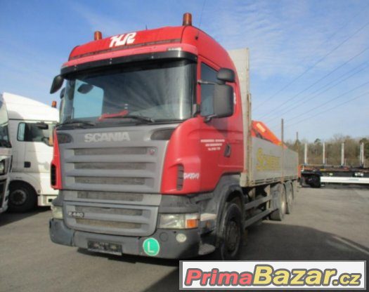 Scania R440 6x2 s hydraulickou rukou Palfinger PK15002