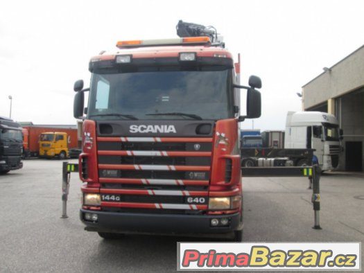 Scania R144 6X4, V8, ruka Palfinger 54000B