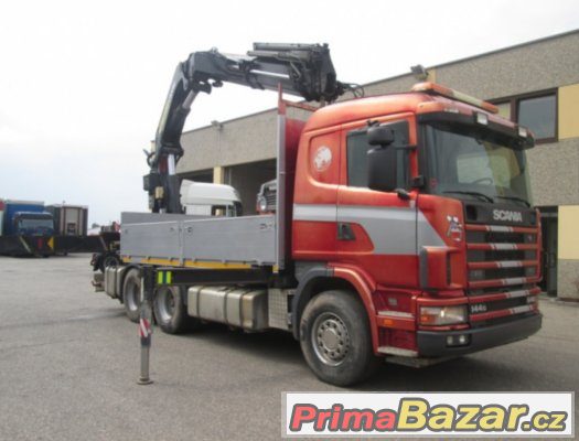 Scania R144 6X4, V8, ruka Palfinger 54000B