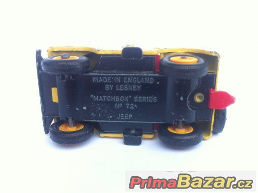 Prodám kovoví model MATCHBOX No.72 JEEP Prodám kovoví model MATCHBOX No.72 JEEP