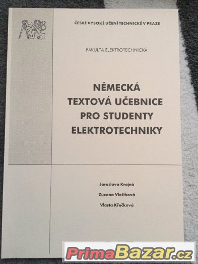 Německá textová učebnice pro studenty elektrotechniky