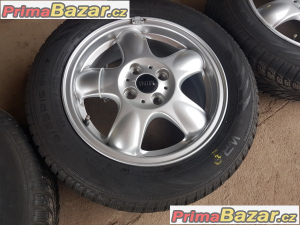 zánovní sada minicooper s pneu Nokian 6769404 4x100 5.5jx15 is