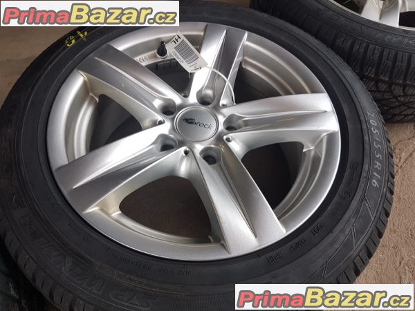 sada BMW Brock ps8706 5x120 7jx16 et34 pneu Dunlop 3d 205/55 r16 91h