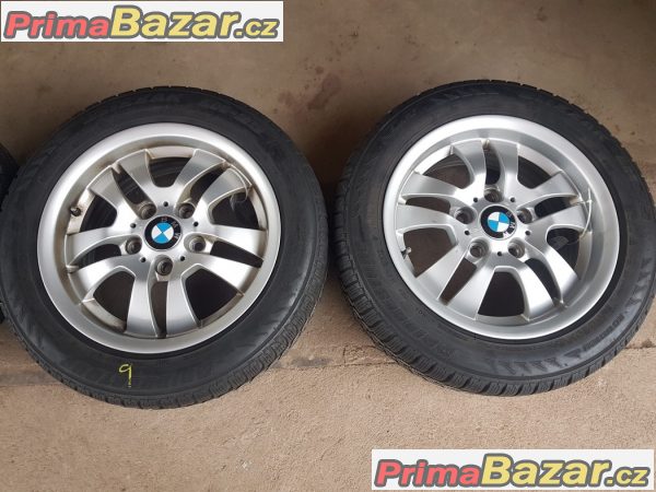 sada alu kola Bmw 6775593 s pneu Bridgestone 5x120 7jx16 is34