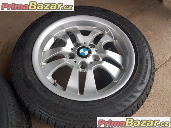 sada alu kola Bmw 6775593 s pneu Bridgestone 5x120 7jx16 is34