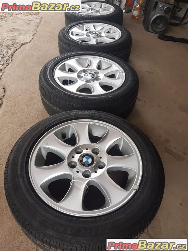 sada alu kola Bmw s pneu letni 6769402 5x120 7jx16 is44