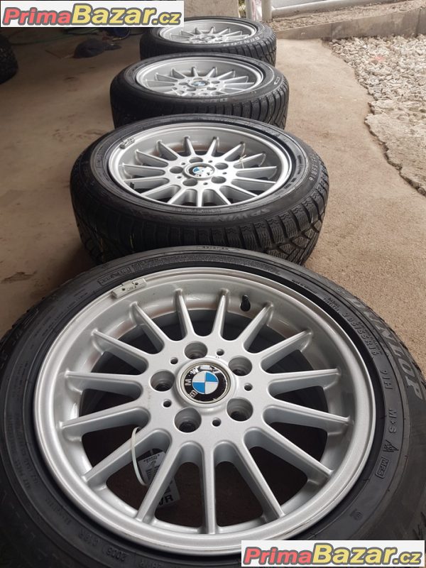 zanovni sada alu kola Bmw s pneu Dunlop 6769229 5x120 7jx16 is34