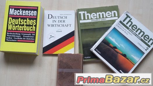Knihy na ruštinu a němčinu
