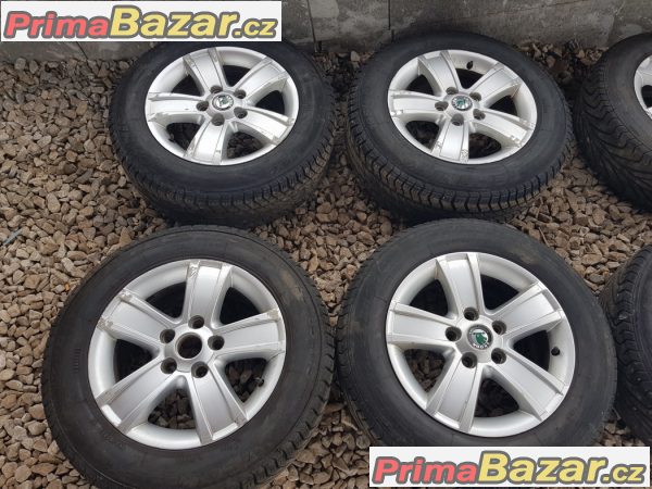 2x sada Škoda Octavia 2 cevher 1Z0601025s 5x112 6.5jx15 et50