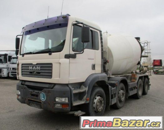 MAN TGA 32.413 8x4, domíchávač 9 m3