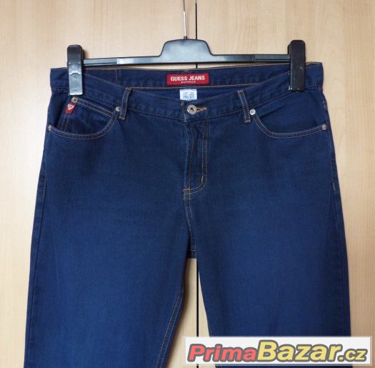 LUXUSNÍ ZNAČKOVÉ RIFLE / DŽÍNY zn. GUESS JEANS - ROVNÝ STŘIH LUXUSNÍ ZNAČKOVÉ RIFLE / DŽÍNY zn. GUESS JEANS - ROVNÝ STŘIH
