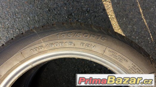 2 ks letní pneu 195/50 R15 Good Year Eagle Ventura cca 6mm