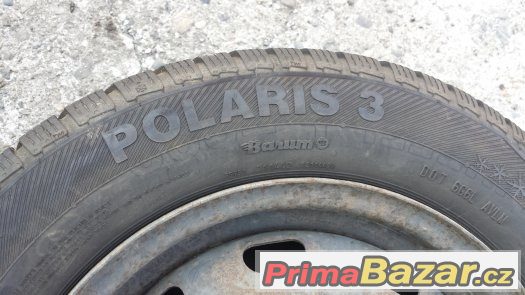 2ks plech. kol 5,5x14, 5x100, pneu Barum Polaris 185/65x14