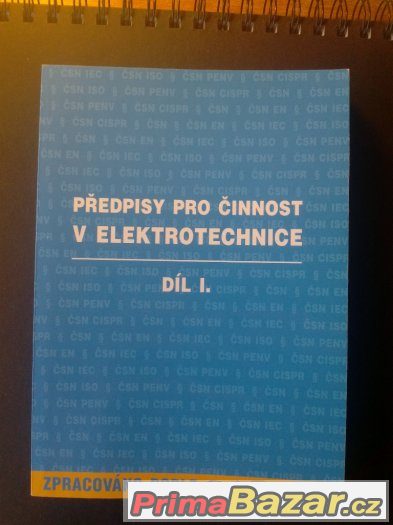 Předpisy pro činnost v elektrotechnice, 1. díl