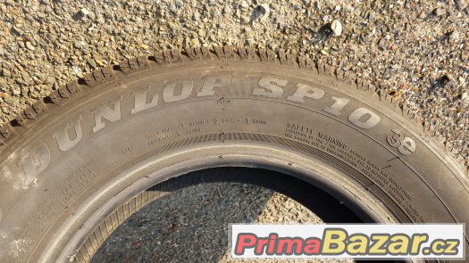 1 ks letní pneu 175/70 R13 Dunlop SP10 3e cca 8 mm