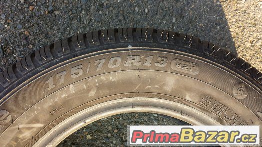 1 ks letní pneu 175/70 R13 Dunlop SP10 3e cca 8 mm
