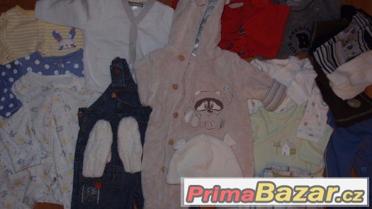 Luxusní komplet vel.62 (Mothercare, Vertbaudet, CaA, s. Oliv