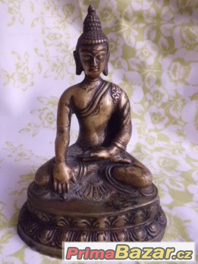 UNIKÁT - Starožitný galerijní bronzový - Gautama BUDDHA
