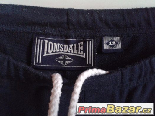 Dámske tmavomodré tepláky zn. LONSDALE Dámske tmavomodré tepláky zn. LONSDALE