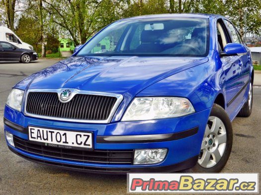 ŠKODA OCTAVIA2 1.9TDI 77kW ESP EDS ASR 10xBAG 150.000km ALU