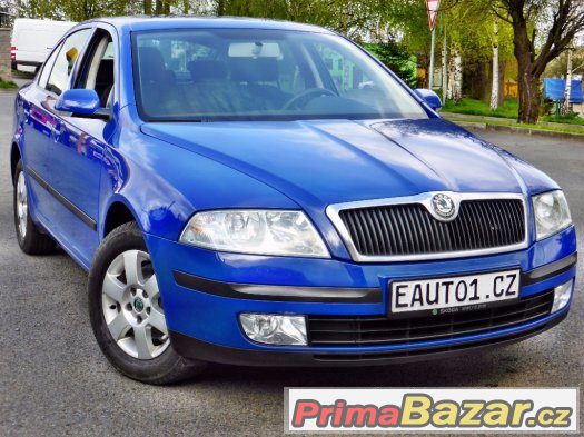 ŠKODA OCTAVIA2 1.9TDI 77kW ESP EDS ASR 10xBAG 150.000km ALU