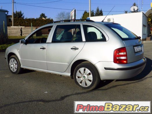 ŠKODA FABIA COMBI 2004 1.4i16V 55kW KLIMA LYŽINY ABS 2xBAG P