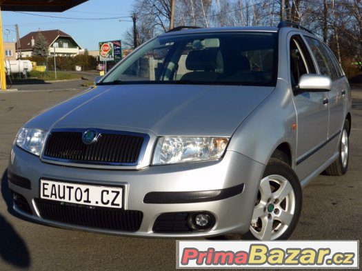 ŠKODA FABIA COMBI 2005 1.4i16V 55kW KLIMA SERVISKA ELEGANCE