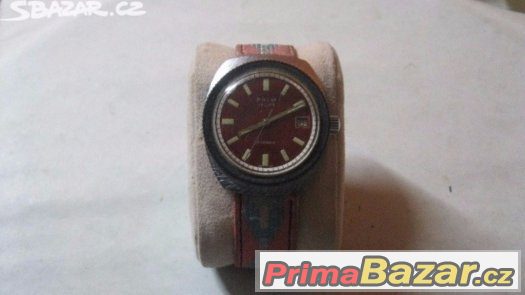 Starozitne panske hodinky Prim Sport 17jewels datum funkcni