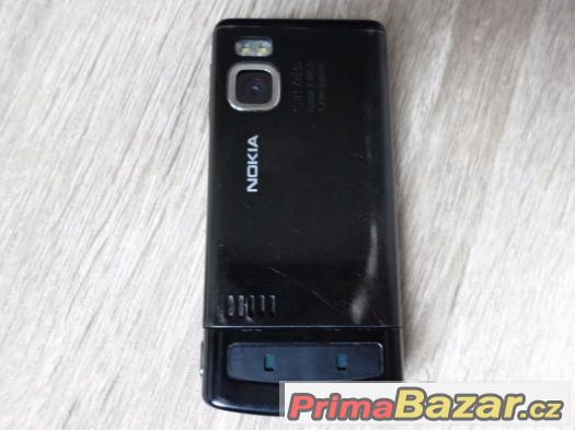 Nokia 6500 slide, 3.2MPx foto, slot na microSD, černá.