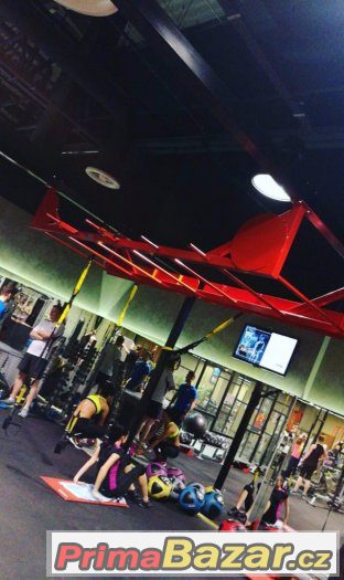 Stropní ručkovací žebříky, workout konstrukce a TRX