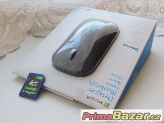 Bluetooth myš + SD karta