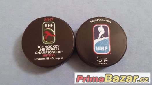 Hokejové puky IIHF + Dalsí kusy Hokejové puky IIHF + Dalsí kusy