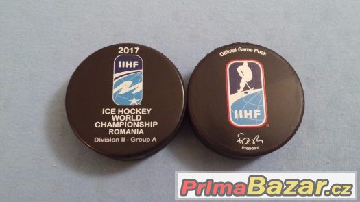 Hokejové puky IIHF + Dalsí kusy Hokejové puky IIHF + Dalsí kusy