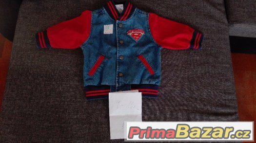 dzinova-bunda-superman-chlapec-vel-80