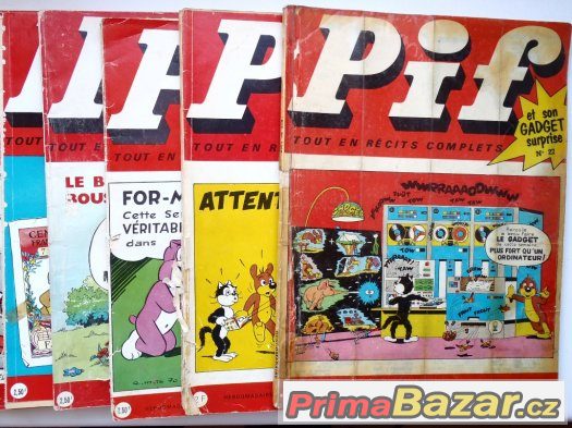 Koupím Francouzský komiks PIF,Něm.Clever a Smart.