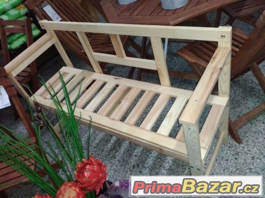 Zahradní nábytek - dřevěná lavice - nová